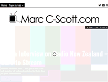 Tablet Screenshot of marccscott.com